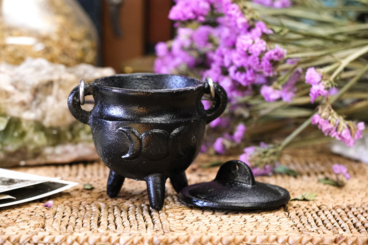 Triple Moon Cast Iron Cauldron