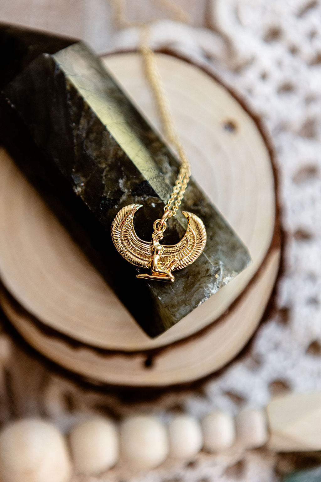 Gold Isis Necklace