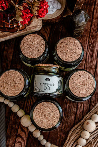 Ritual Elements Jars & Labels (Set of 6)