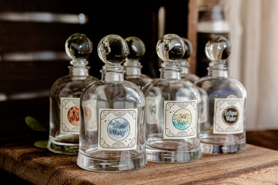 Ritual Water Bottles & Labels (Set of 6)