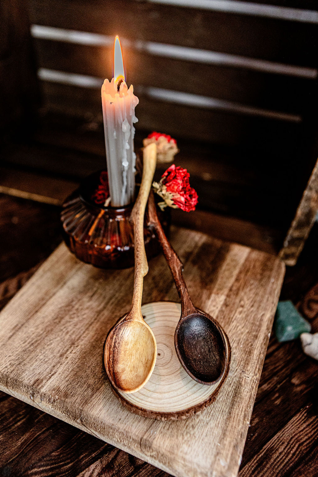 Wooden Branch Spoon (Set of 2)