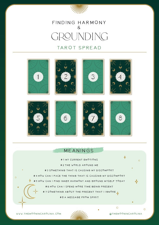 Harmony & Grounding Tarot Spread
