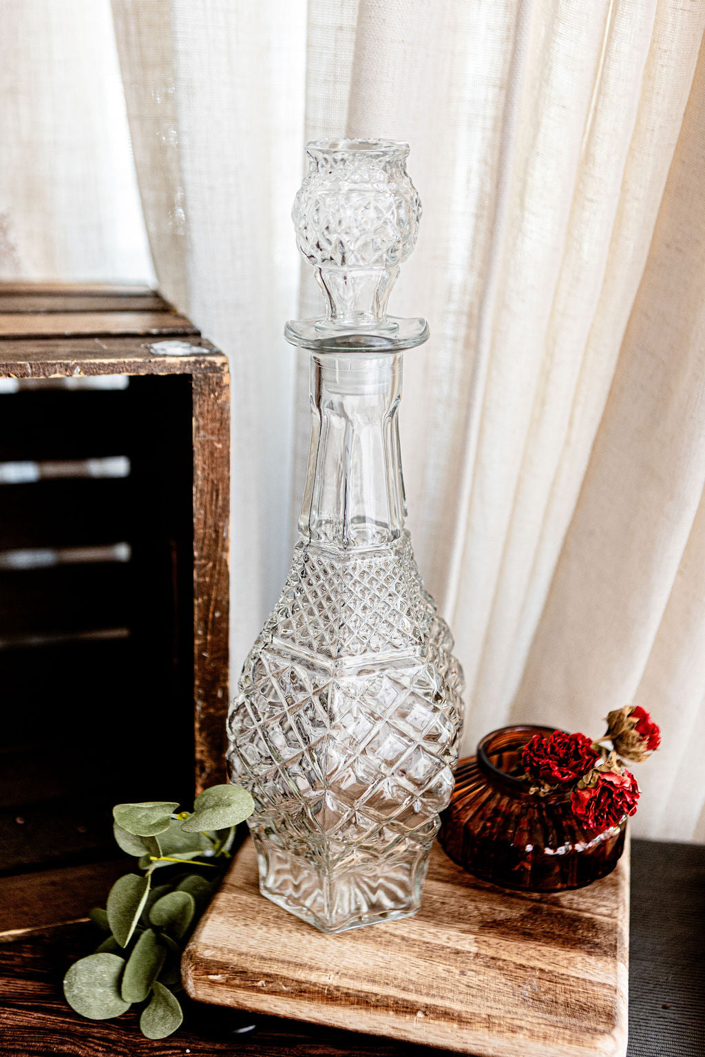 Antique Glass Decanter