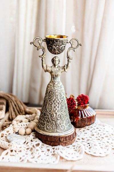 Silver Antique Maiden Chalices