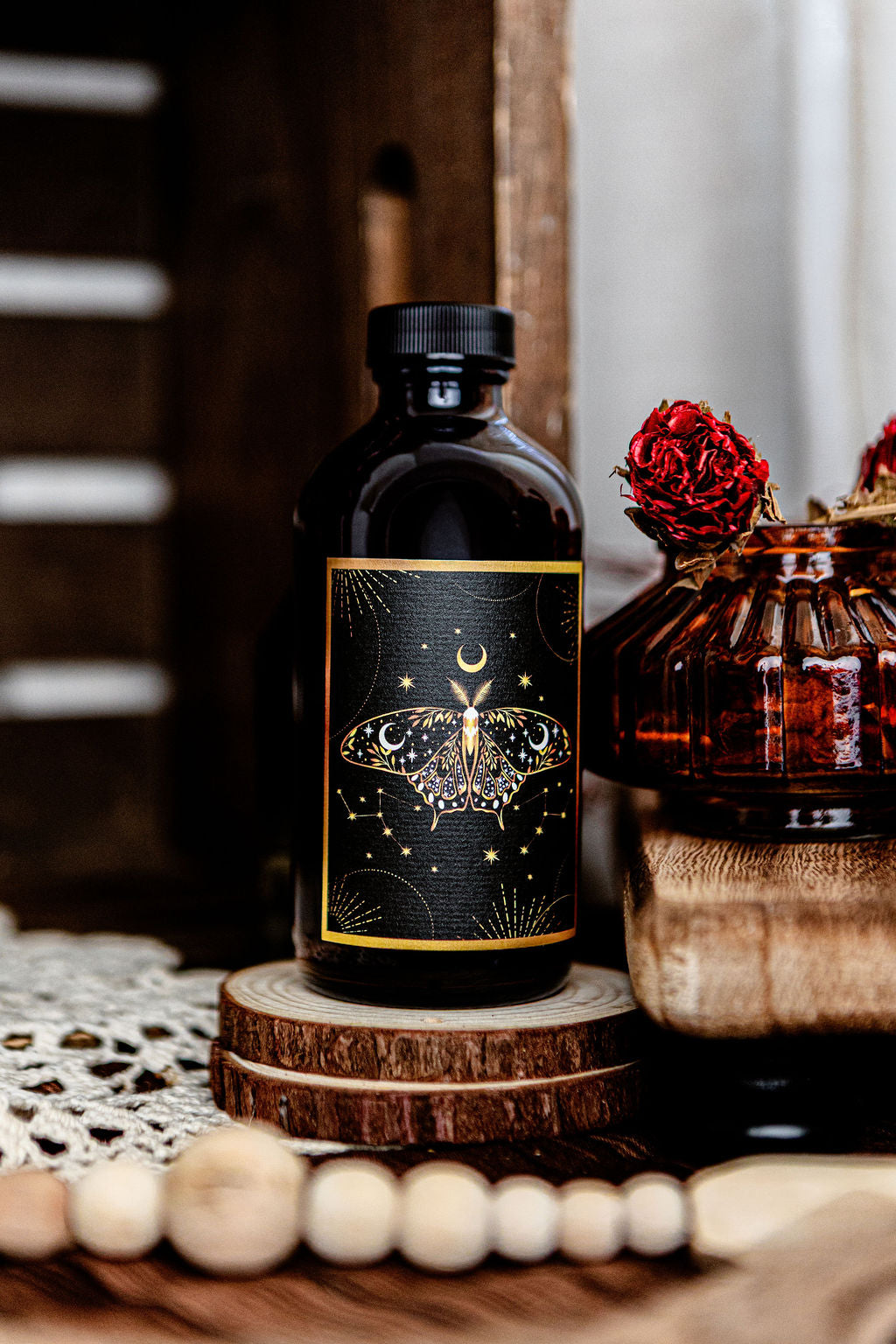 Moon Water Glass Bottle