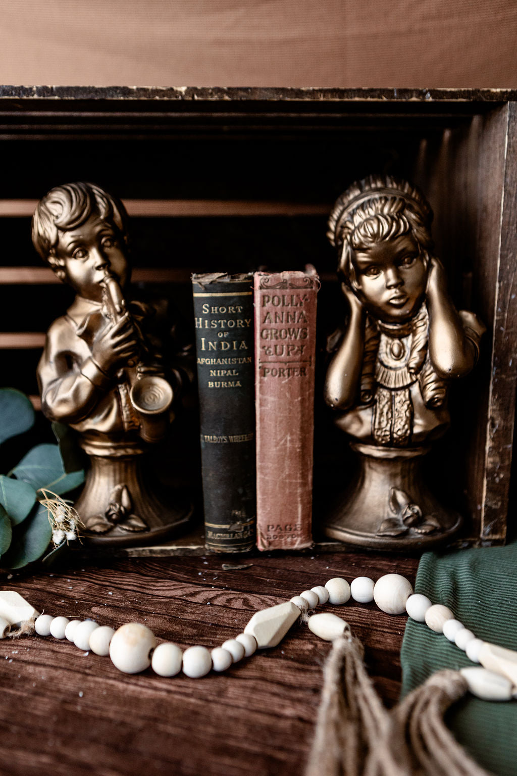 Vintage Children Book Ends (Musical)