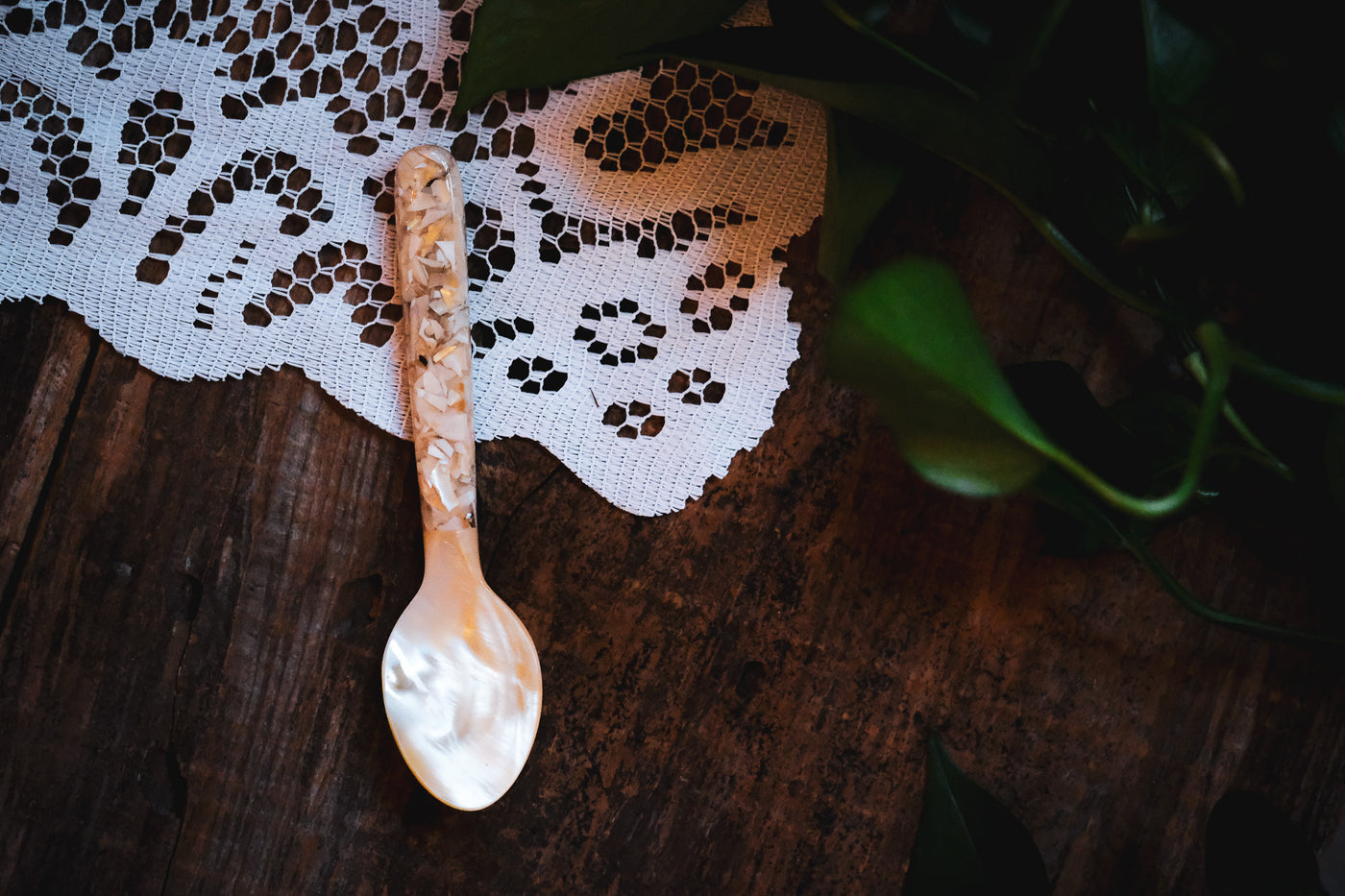 Mother of Pearl Spoon