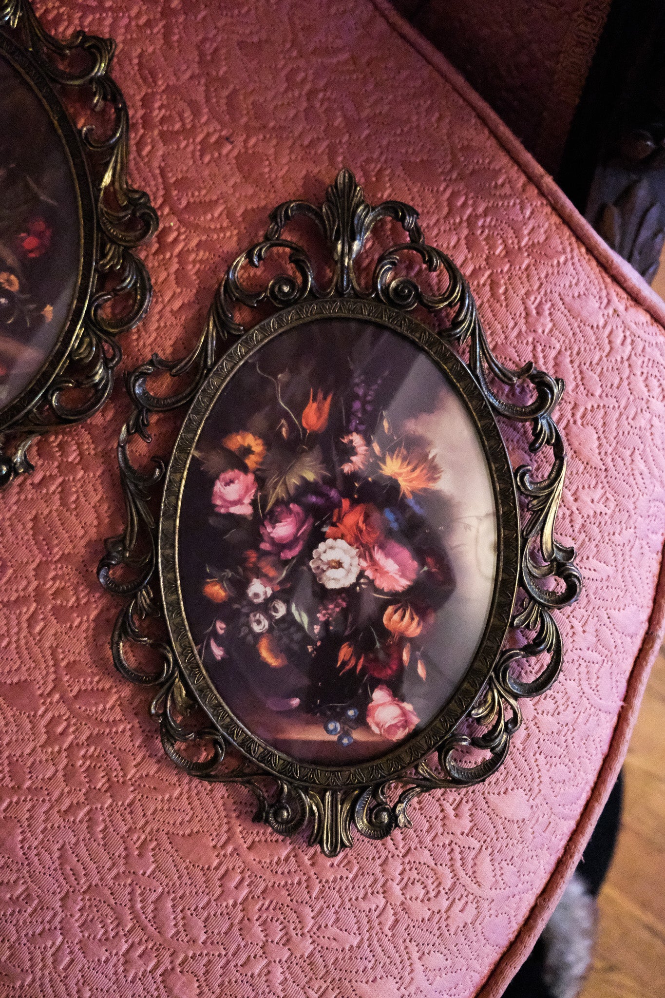 Set of Floral Filigree Prints Tamed Wild