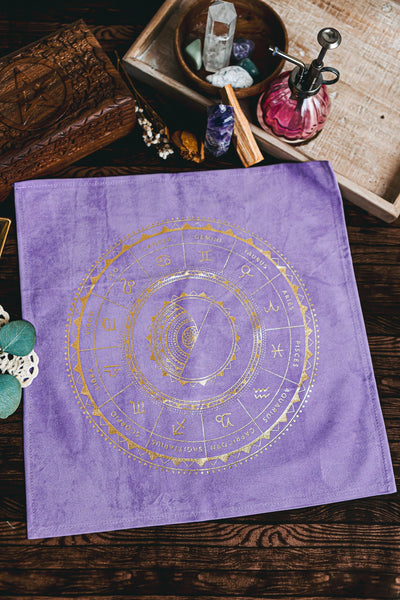 Zodiac Altar Cloth (Lavender)