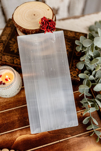 Selenite Slab Charging Plate