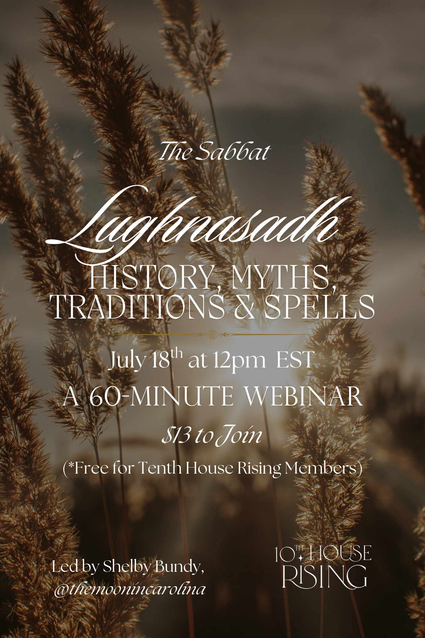 Sabbat Webinar: Lughnasdah