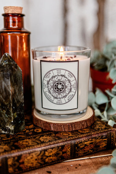 Wheel of the Year Altar Candle