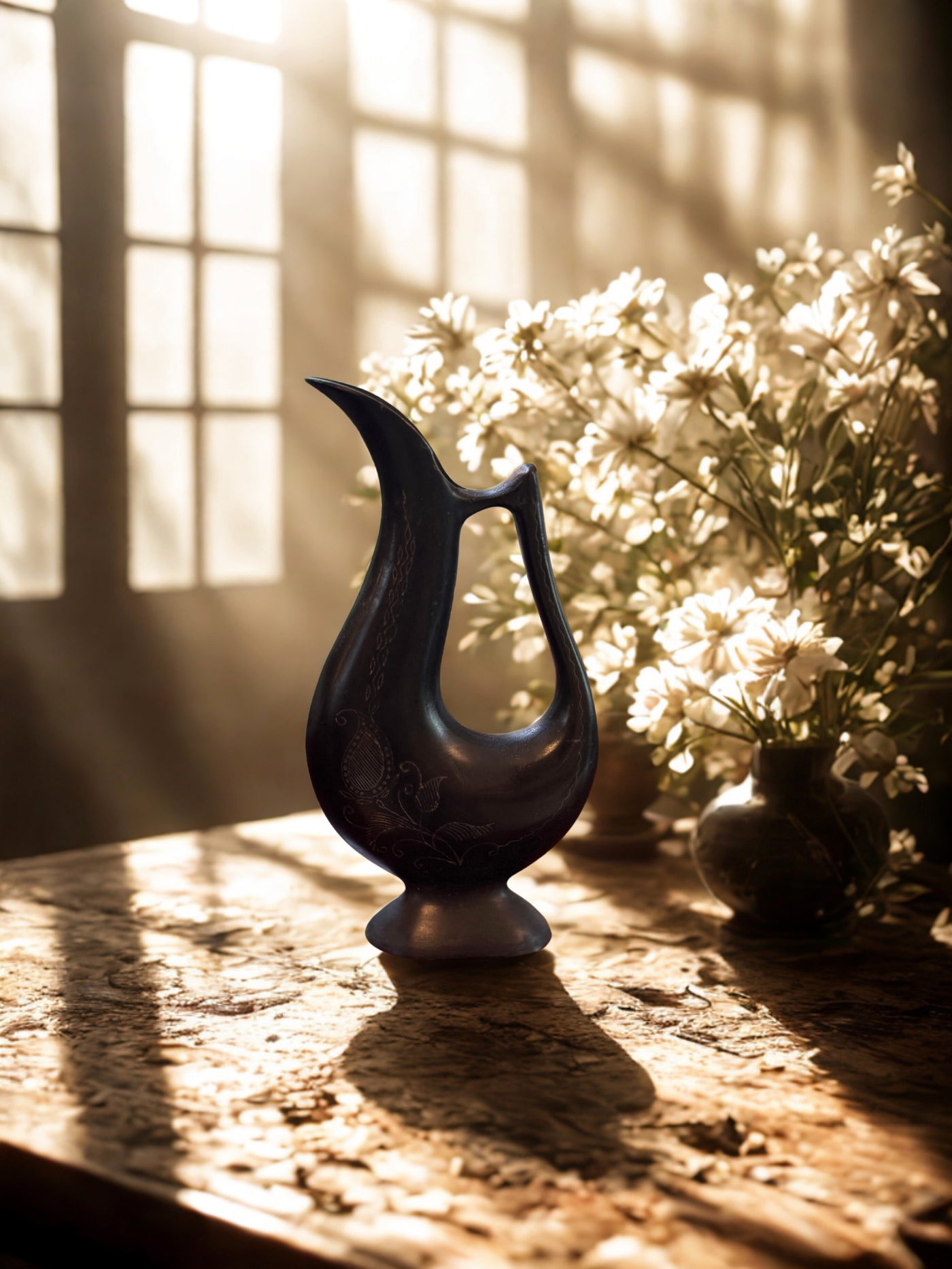Stone Etched Pitcher