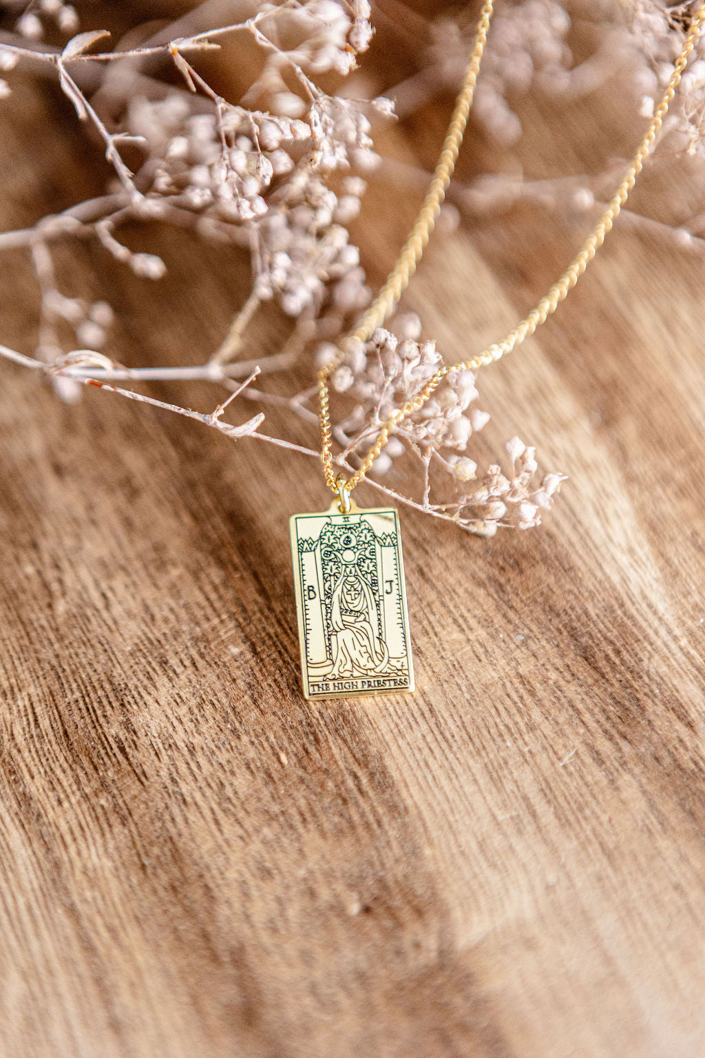 The High Priestess Tarot Pendant & Chain