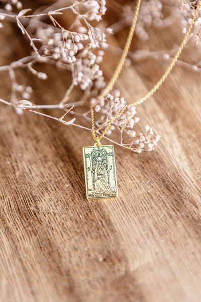 The High Priestess Tarot Pendant & Chain