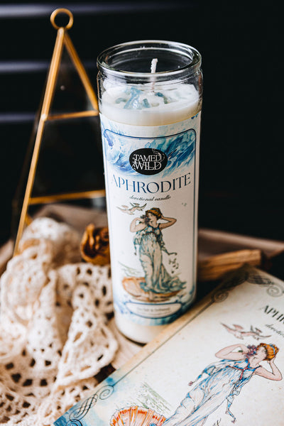 Aphrodite Goddess Candle