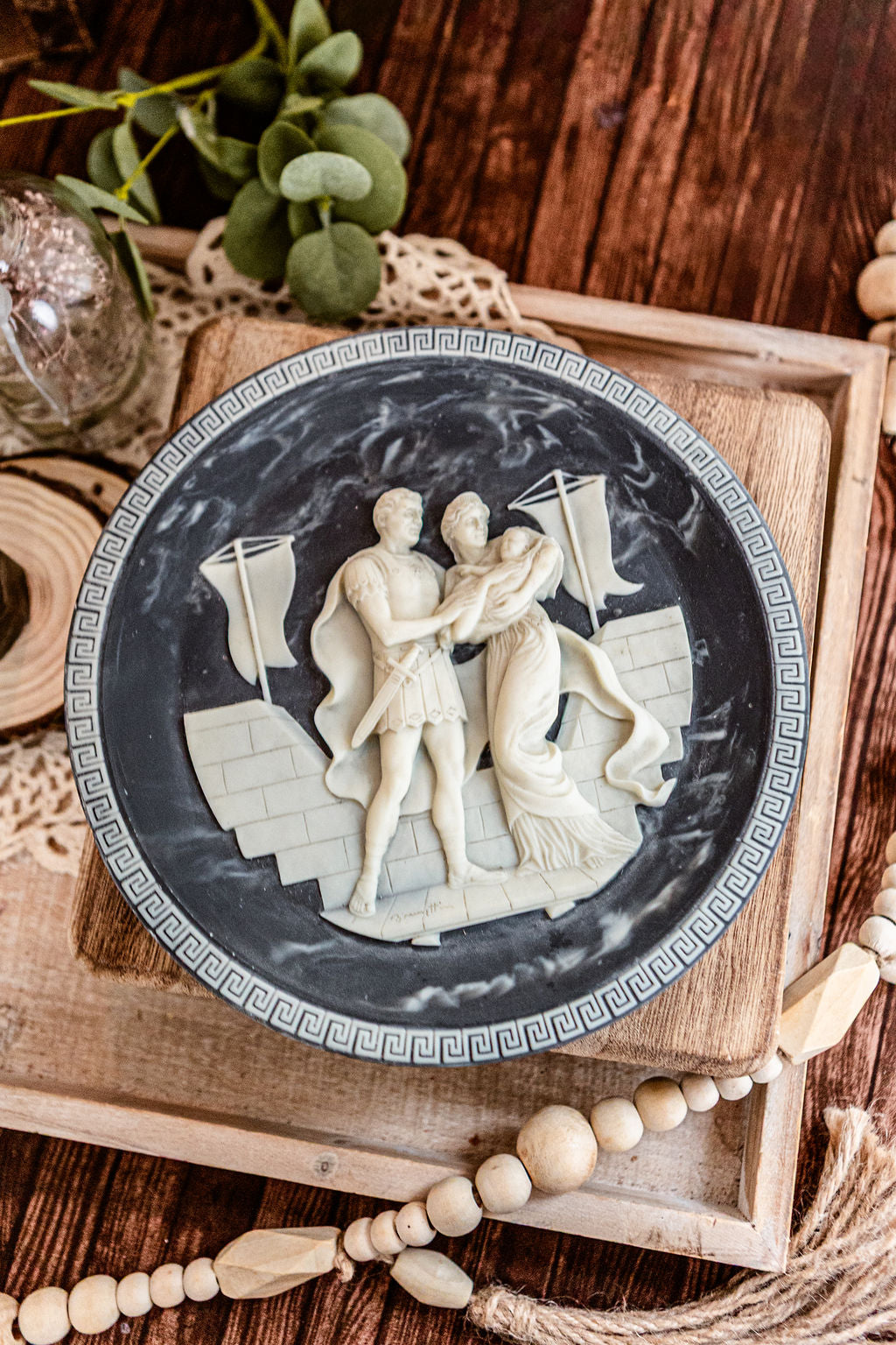 Hector & Andromache Porcelin Plate
