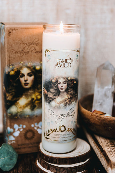 Persephone Goddess Candle