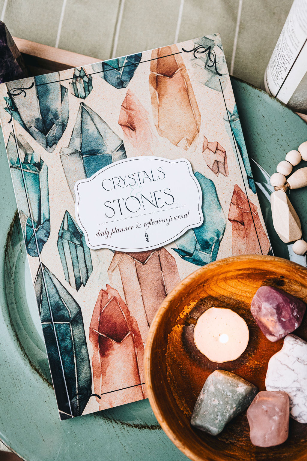 Crystals & Stones Planner and Reflection Journal - Undated