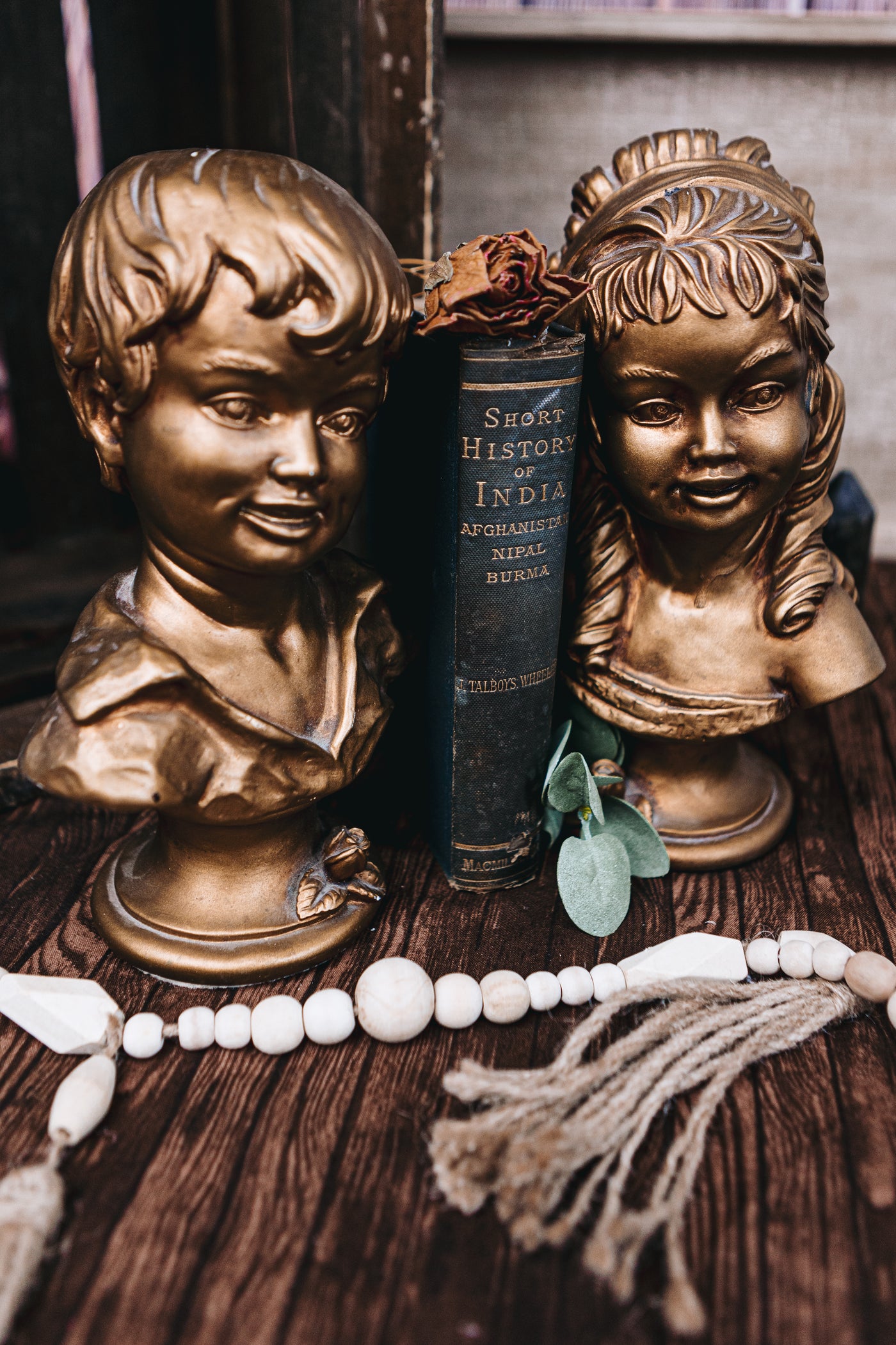 Vintage Children Book Ends