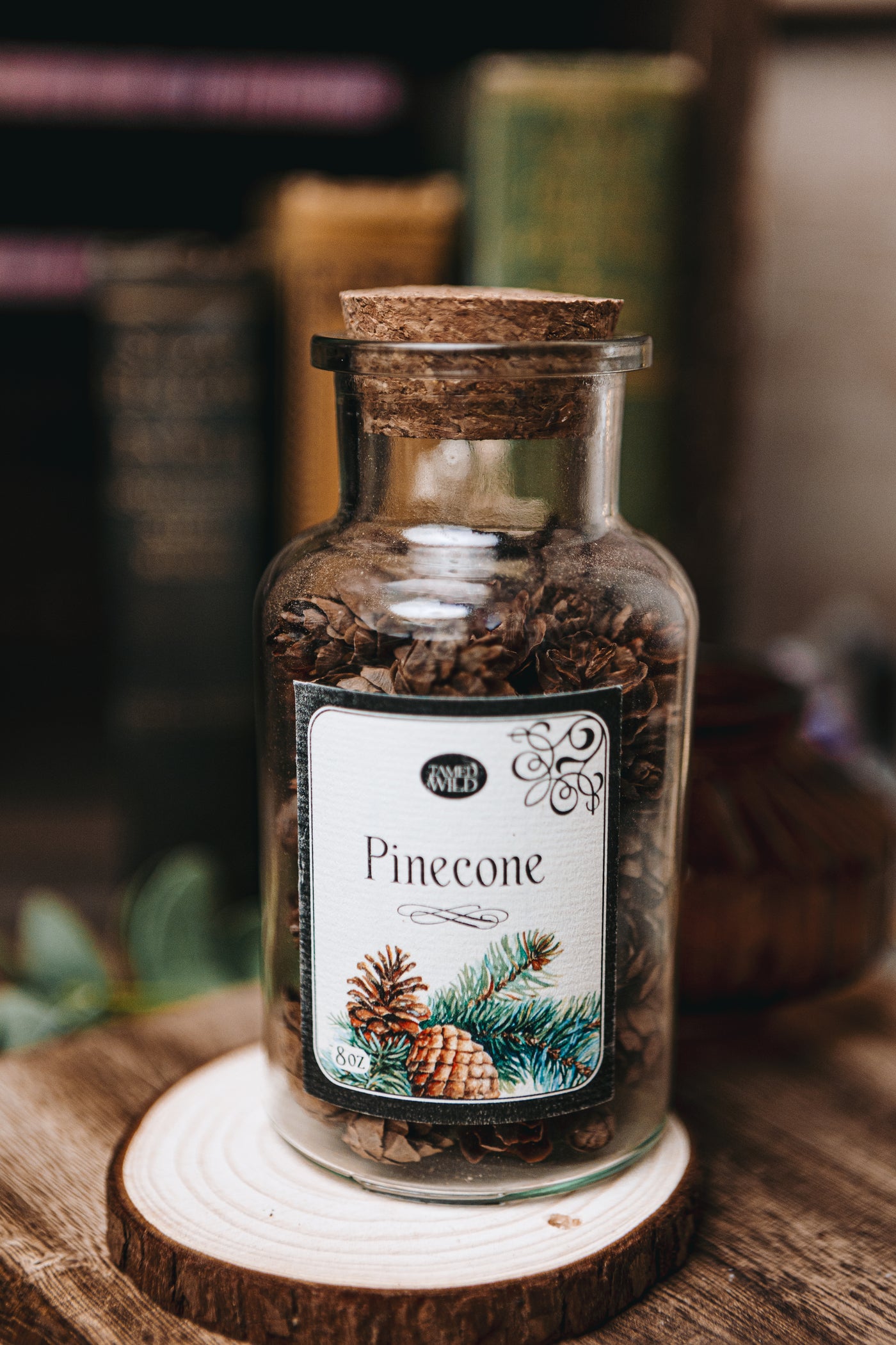 Pine Cones Altar Jar