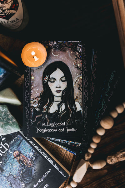 The Solitary Witch Oracle Deck & Book