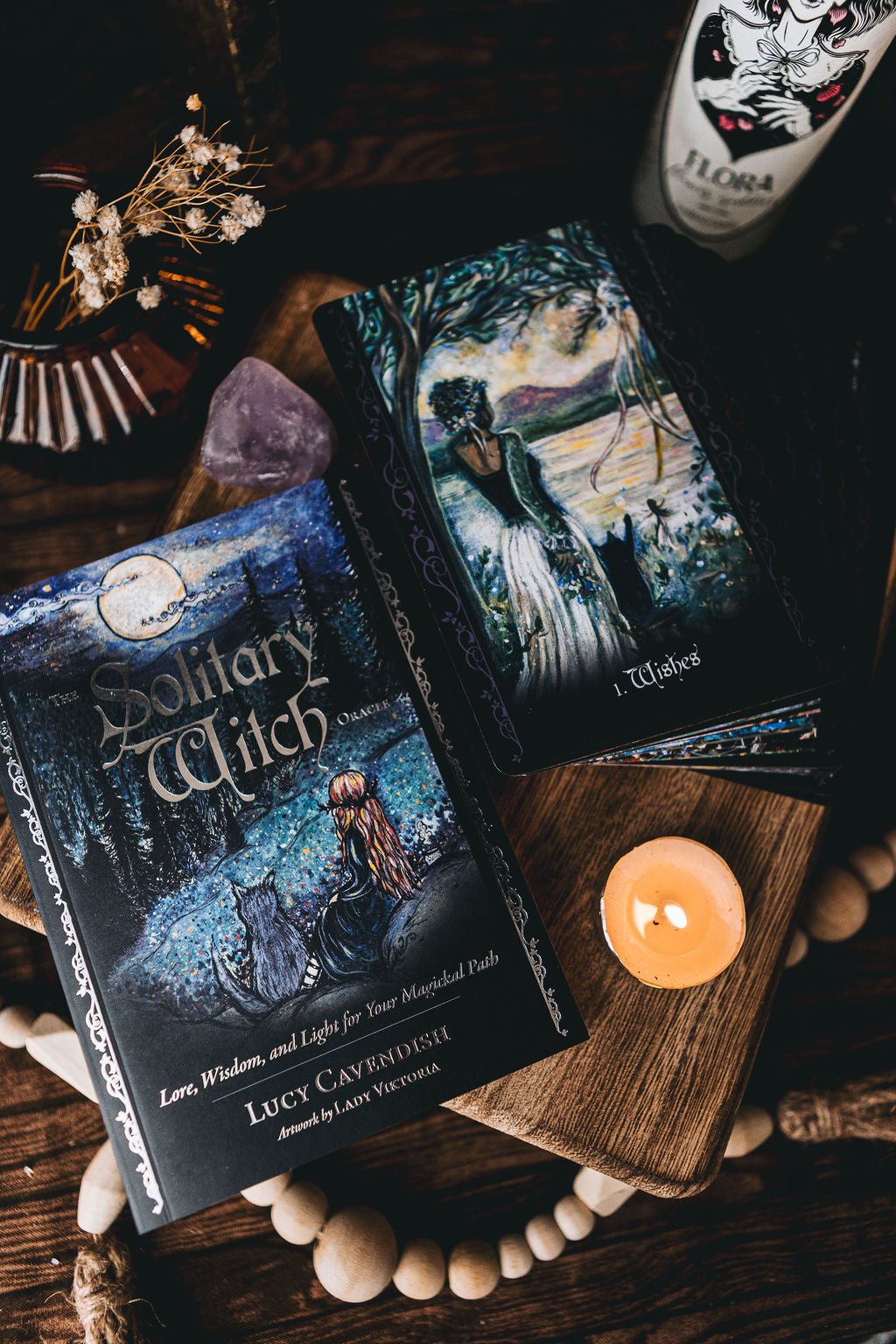 The Solitary Witch Oracle Deck & Book