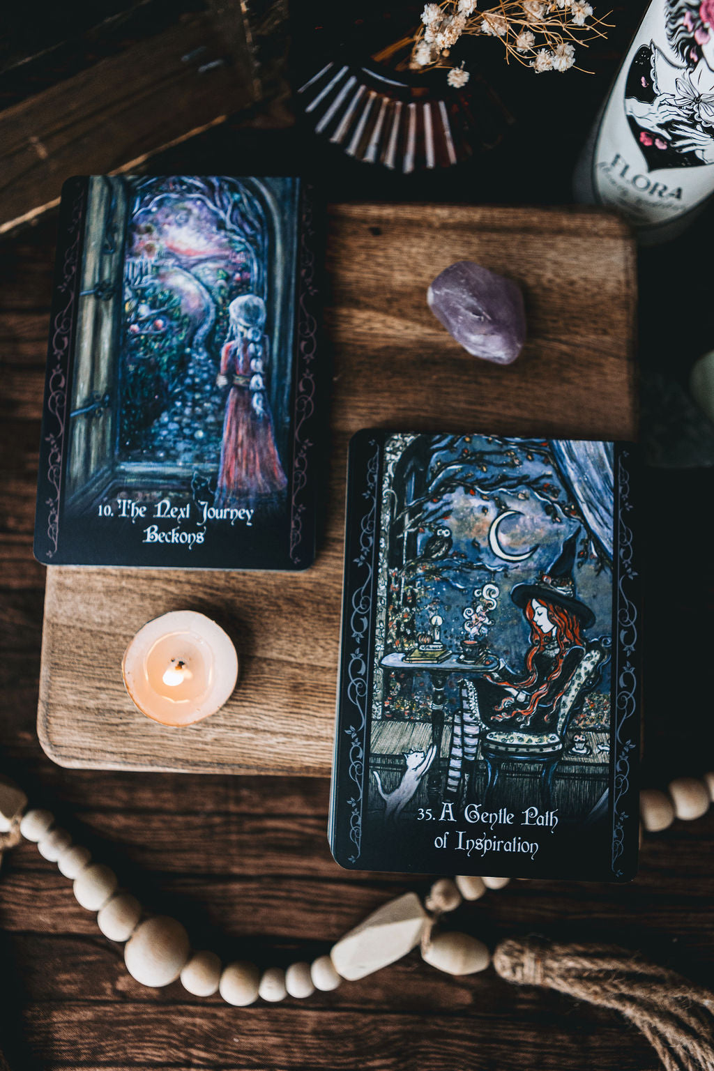 The Solitary Witch Oracle Deck & Book