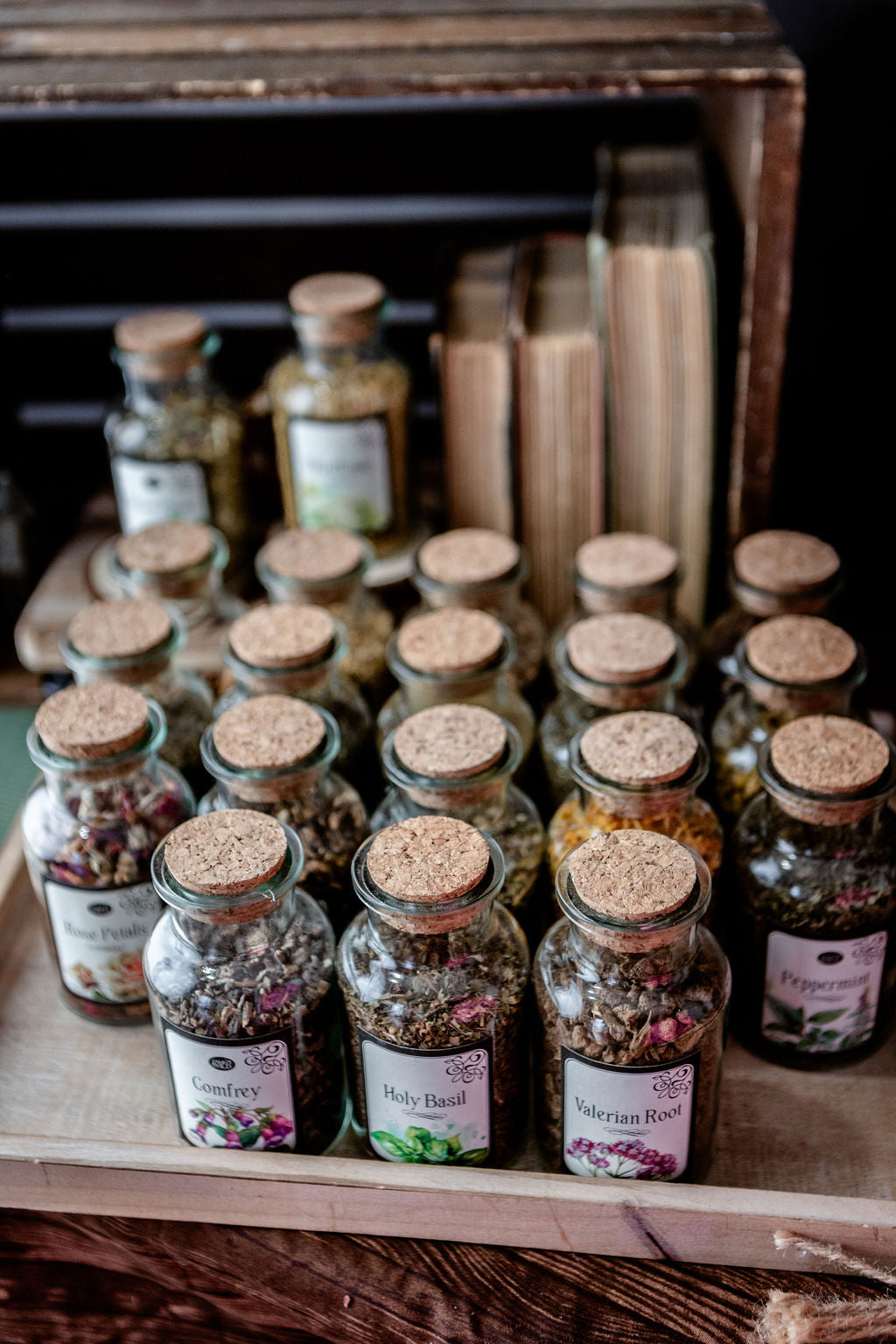 Magickal Herbs Altar Jars