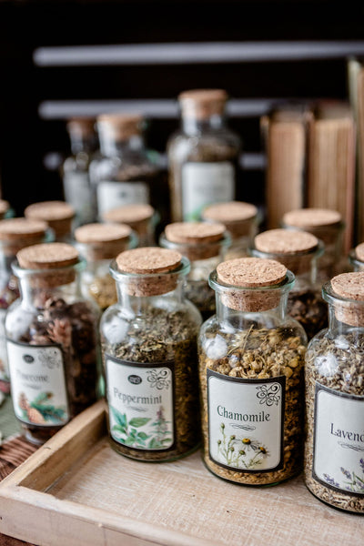 Magickal Herbs Altar Jars