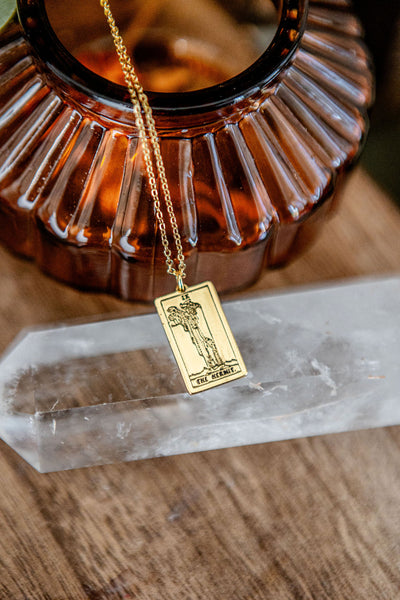 The Hermit Tarot Necklace