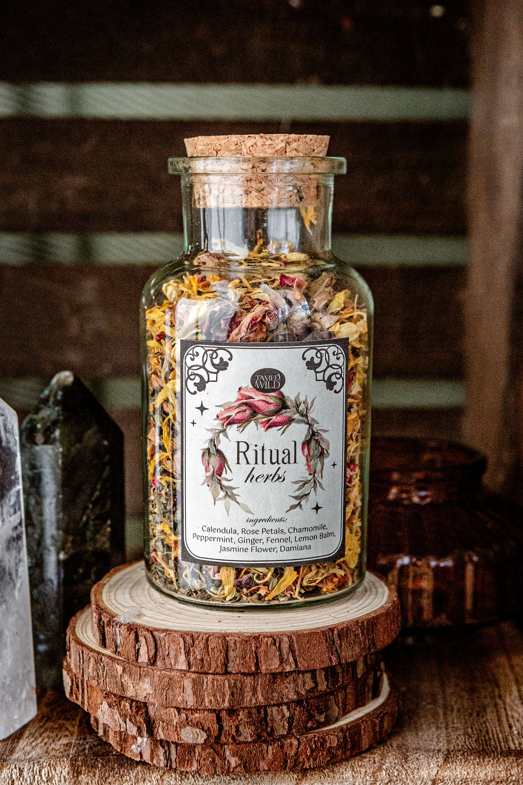 Magickal Herbs Altar Jars