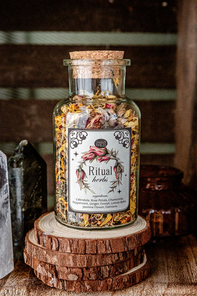 Magickal Herbs Altar Jars