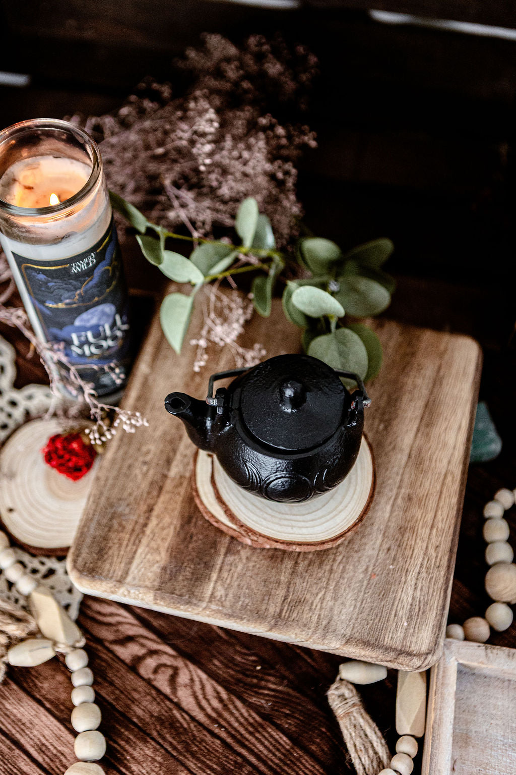 Triple Moon Cast Iron Kettle
