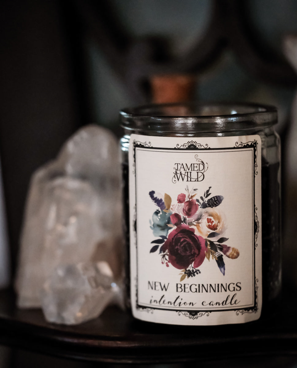 New Beginnings Intention Candle