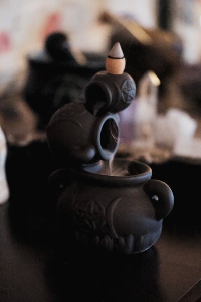 Cauldron Backflow Incense Burner