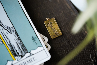 The Hermit Tarot Necklace