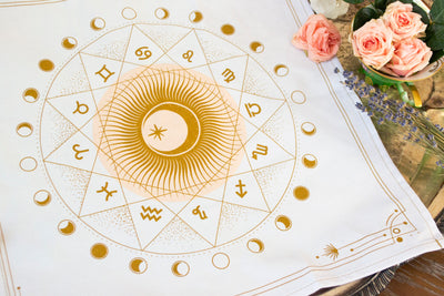 Zodiac & Moon Phase Altar Cloth