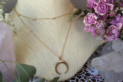 Hung The Moon Necklace