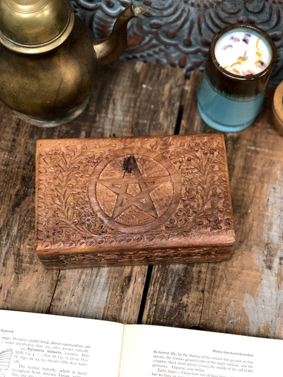 Pentagram Wooden Box